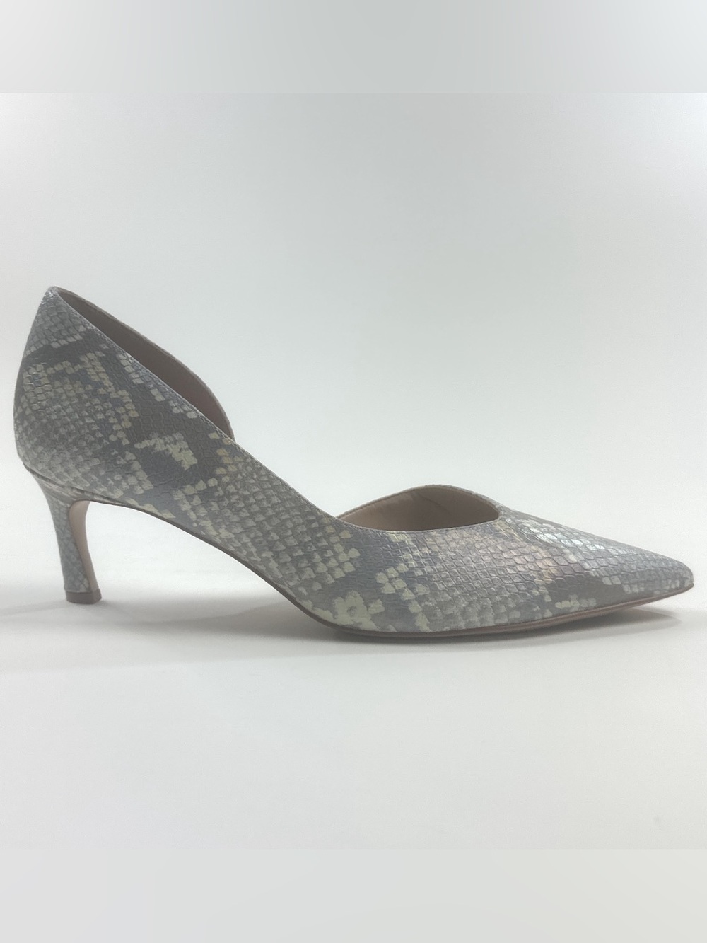 Naturalizer 27 Edit Faith Womens 11 D'Orsay Pumps Leather Heels Snake I9056L4101